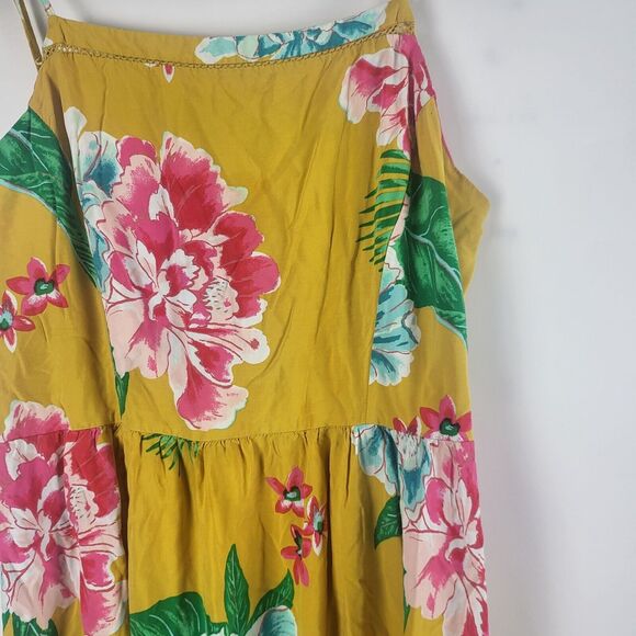Old Navy Dress XL Womens Floral Multicolor Sleeveless Pullover Mini Light Weight - Picture 3 of 11
